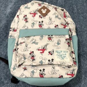 Disney Teal and Cream Backpack